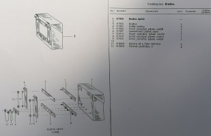 detail brašny původního katalogu JAWA